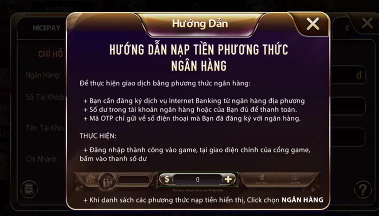 Nạp Tiền SunWin Qua Ngân Hàng Siêu Tốc Tăng Vốn Cược Đẳng Cấp Cho Mọi Hội Viên Mới