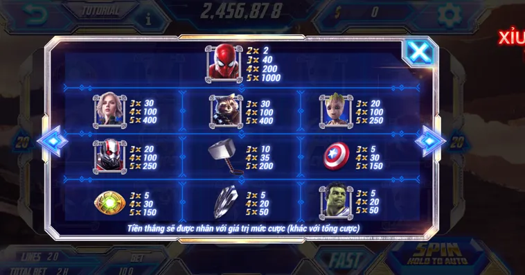 Chinh Phục Nổ Hũ Avengers Tại SunWin Nhận Giải Thưởng Jackpot Hàng Tỷ Đồng