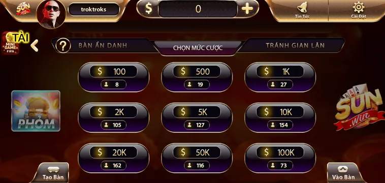 Phỏm Tại SunWin Trải Nghiệm Đỉnh Cao Với Sân Chơi Bài Trí Tuệ Sang Trọng