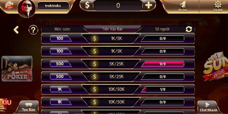 Poker Tại SunWin Đấu Trường Đẳng Cấp Cho Những Cao Thủ Săn Tiền Thưởng Lớn