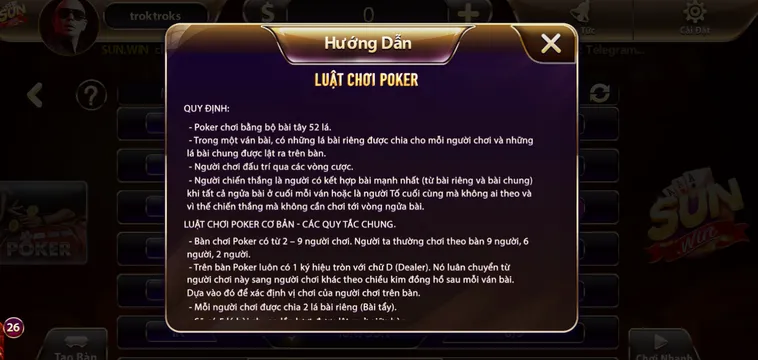 Poker Tại SunWin Đấu Trường Đẳng Cấp Cho Những Cao Thủ Săn Tiền Thưởng Lớn