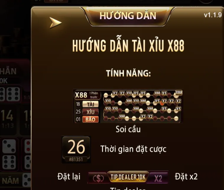 Siêu Phẩm Sicbo X88 Livestream Tại SunWin Bùng Nổ Tỷ Lệ Thưởng Khủng 99 Phần Trăm