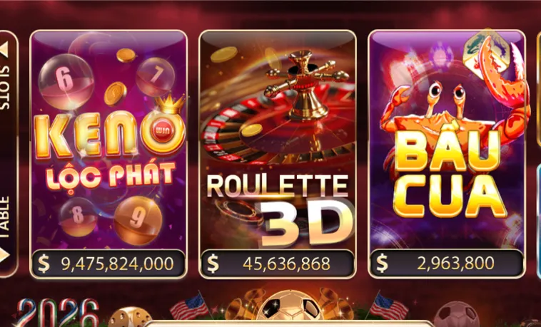 Các Tựa Game Tại Sảnh Xổ Số SunWin Đẳng Cấp Đỉnh Cao