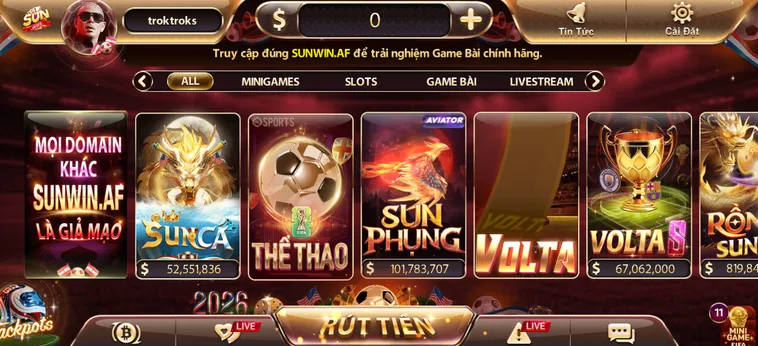 Cổng Game SunWin Luôn Không Ngừng Được Cập Nhật Các Trò Chơi Phổ Biến Được Người Dùng Yêu Thích