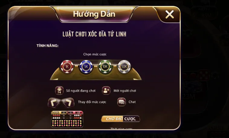Khám Phá Sức Hấp Dẫn Của Minigame Xóc Đĩa Tứ Linh Tại SunWin Đẳng Cấp